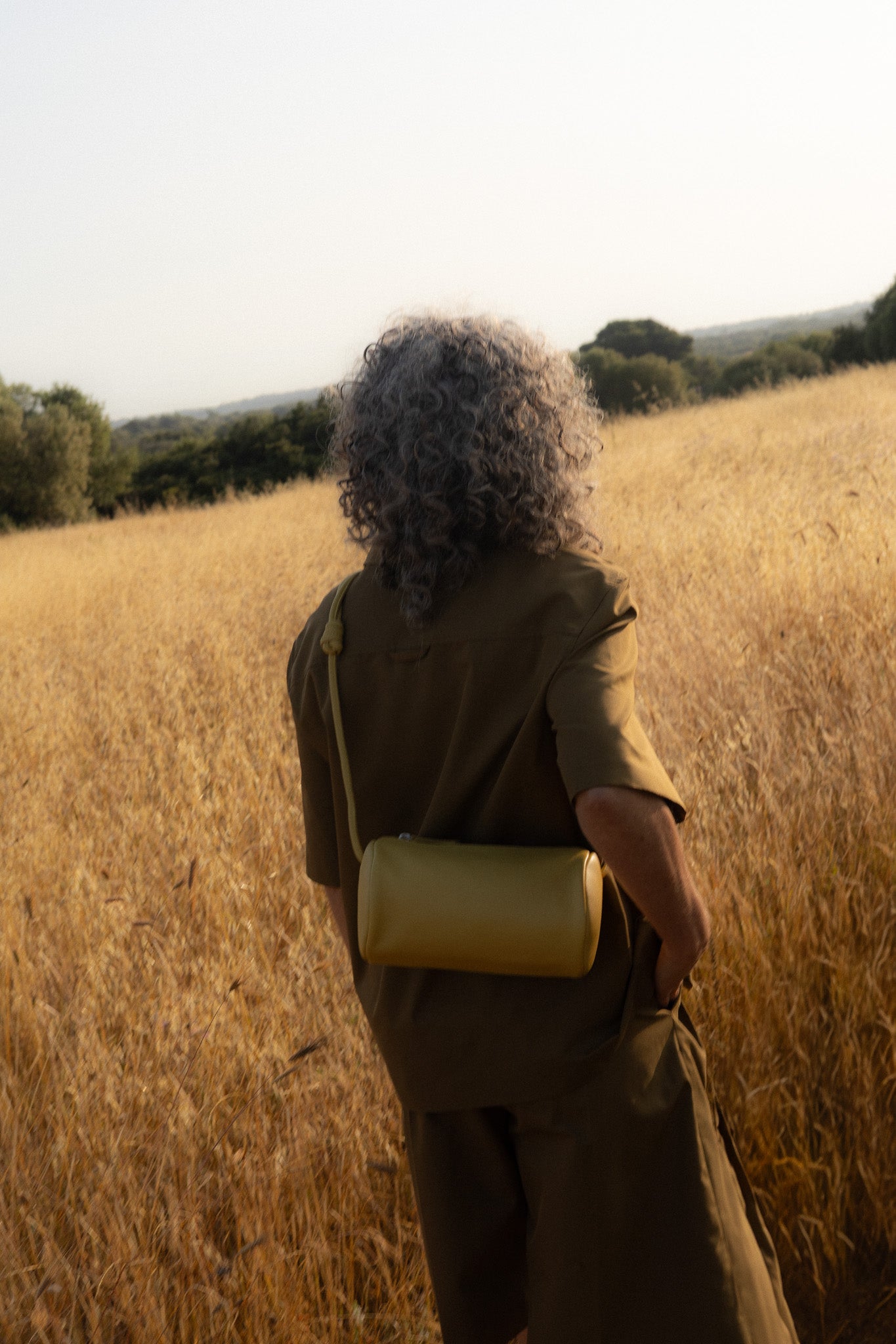 BOLSO CILINDRO | Amarillo