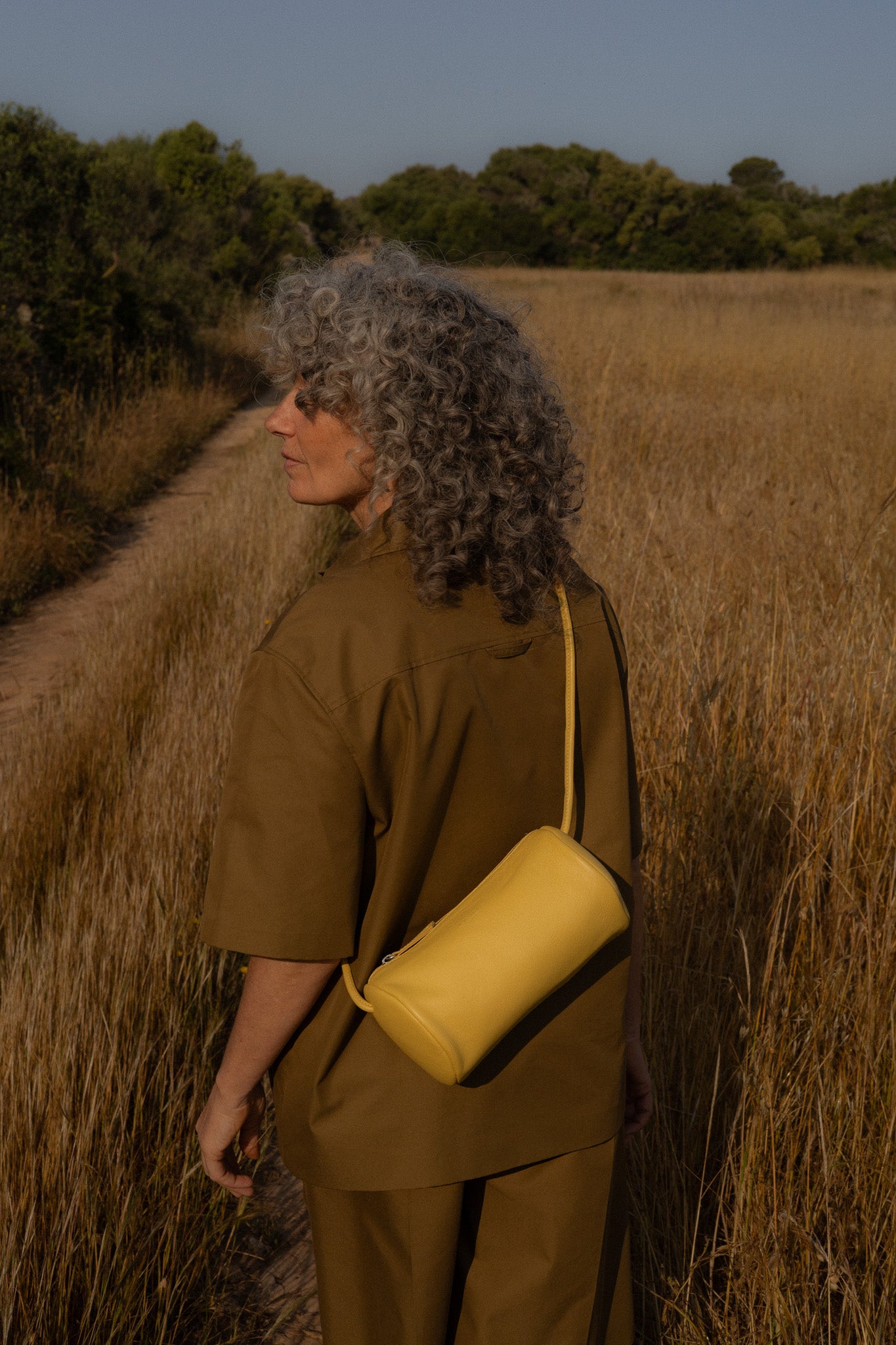 BOLSO CILINDRO | Amarillo