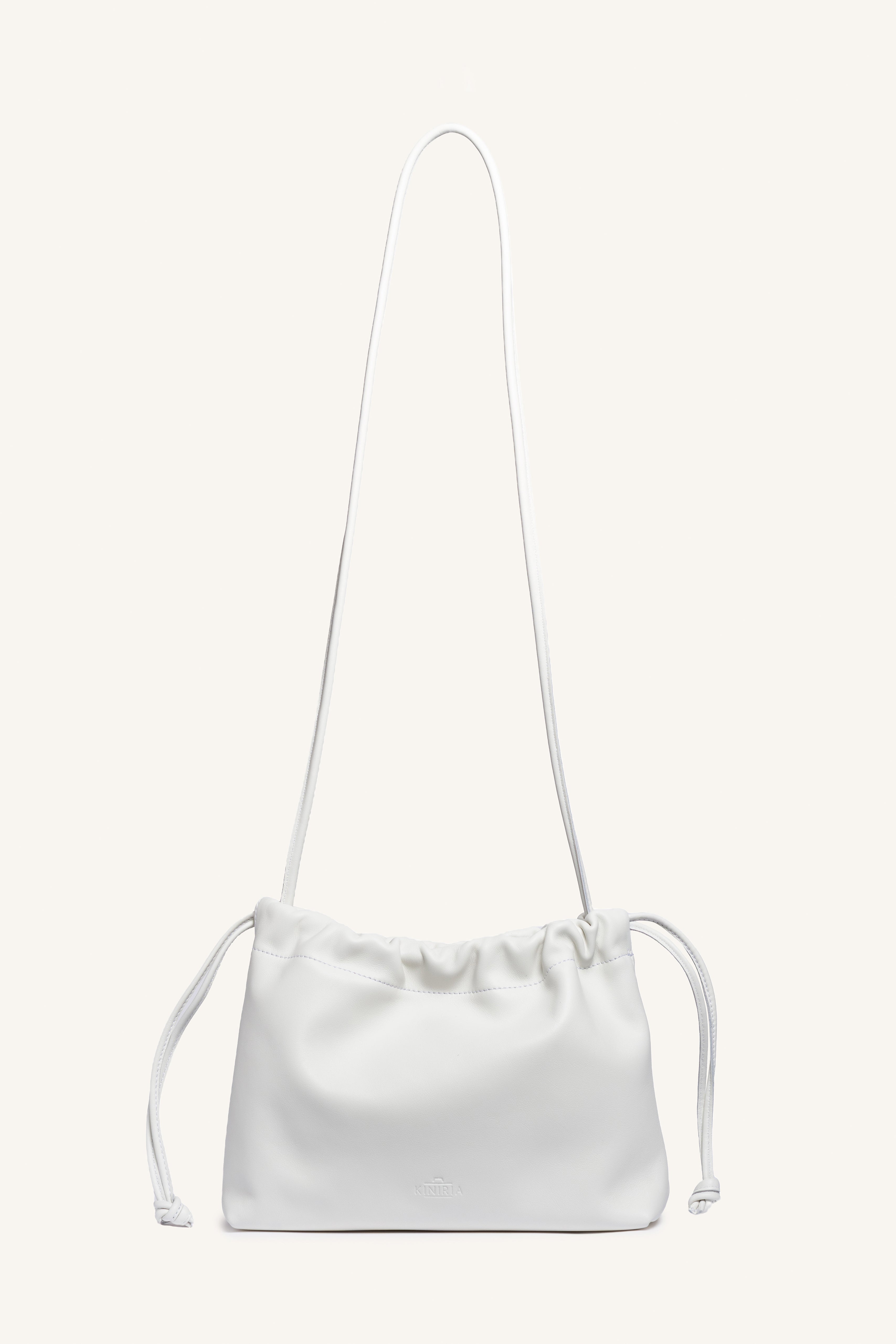 BOLSO SAQUITO MEDIANO | Blanco