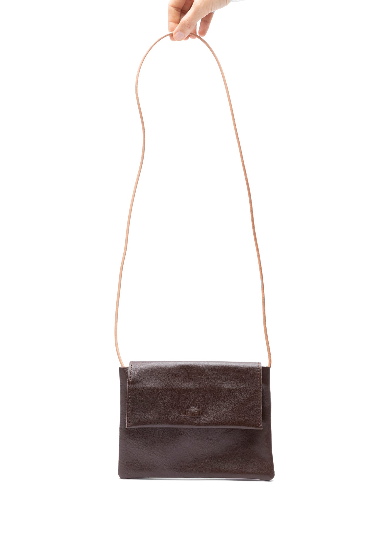 BOLSO JUNE | Chocolate brillo - Kiniria