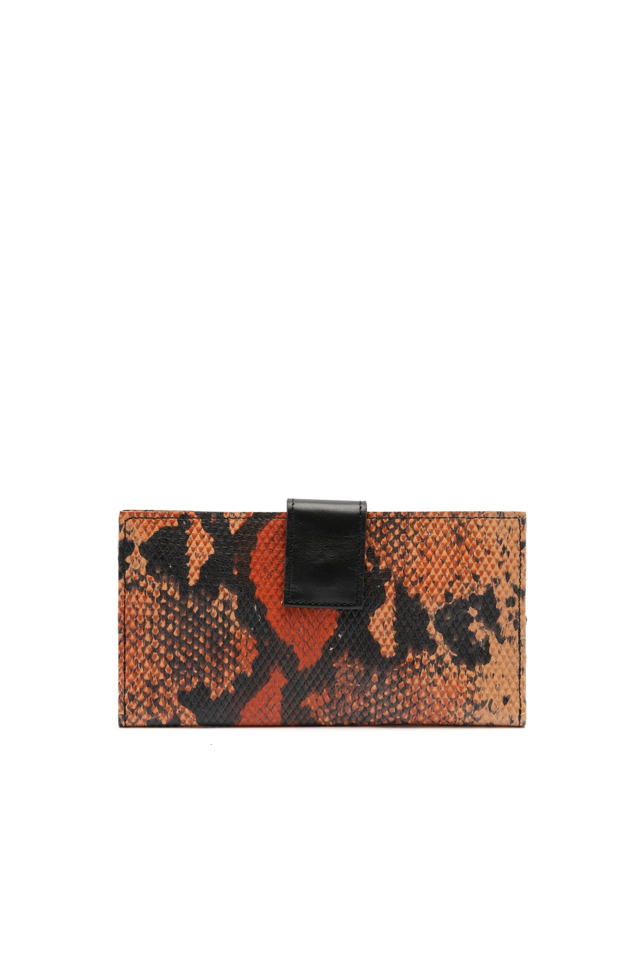 CARTERA GRANDE | Serpiente naranja - Kiniria