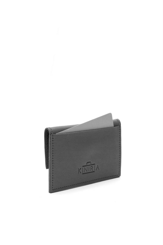 MINI TARJETERO MONEDERO | Azul gris - Kiniria