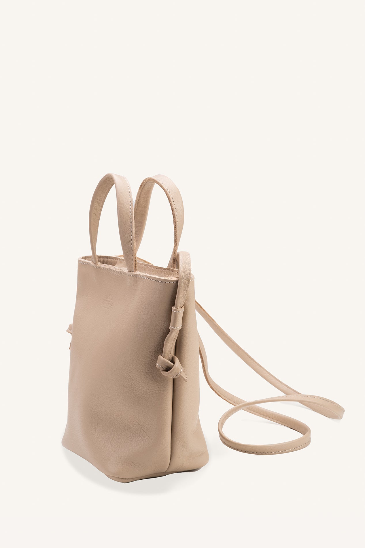 BOLSO MINI NUDO | Taupe claro - Kiniria