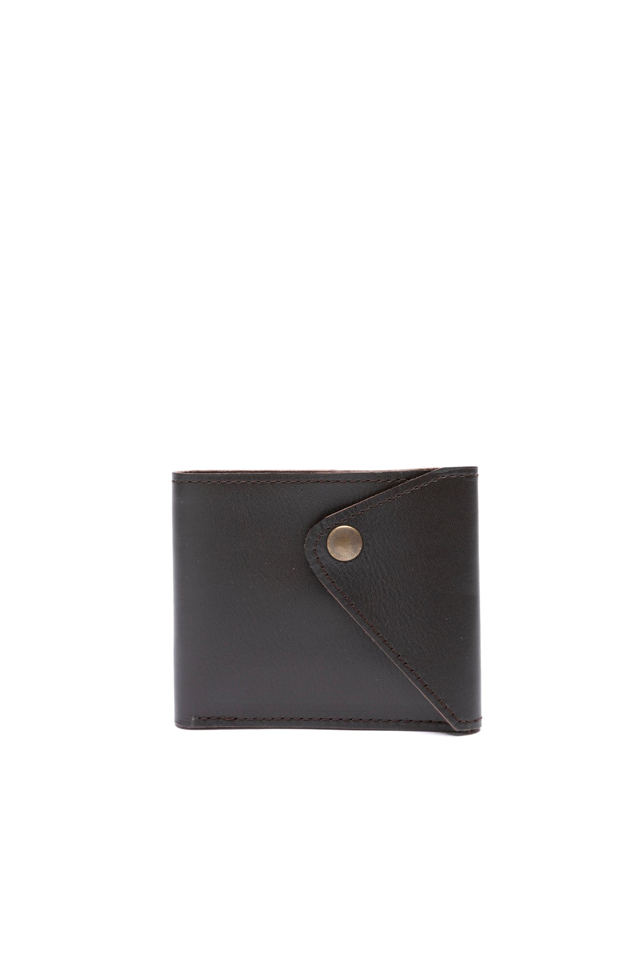AMERICAN WALLET WITH BROHE | Chocolate