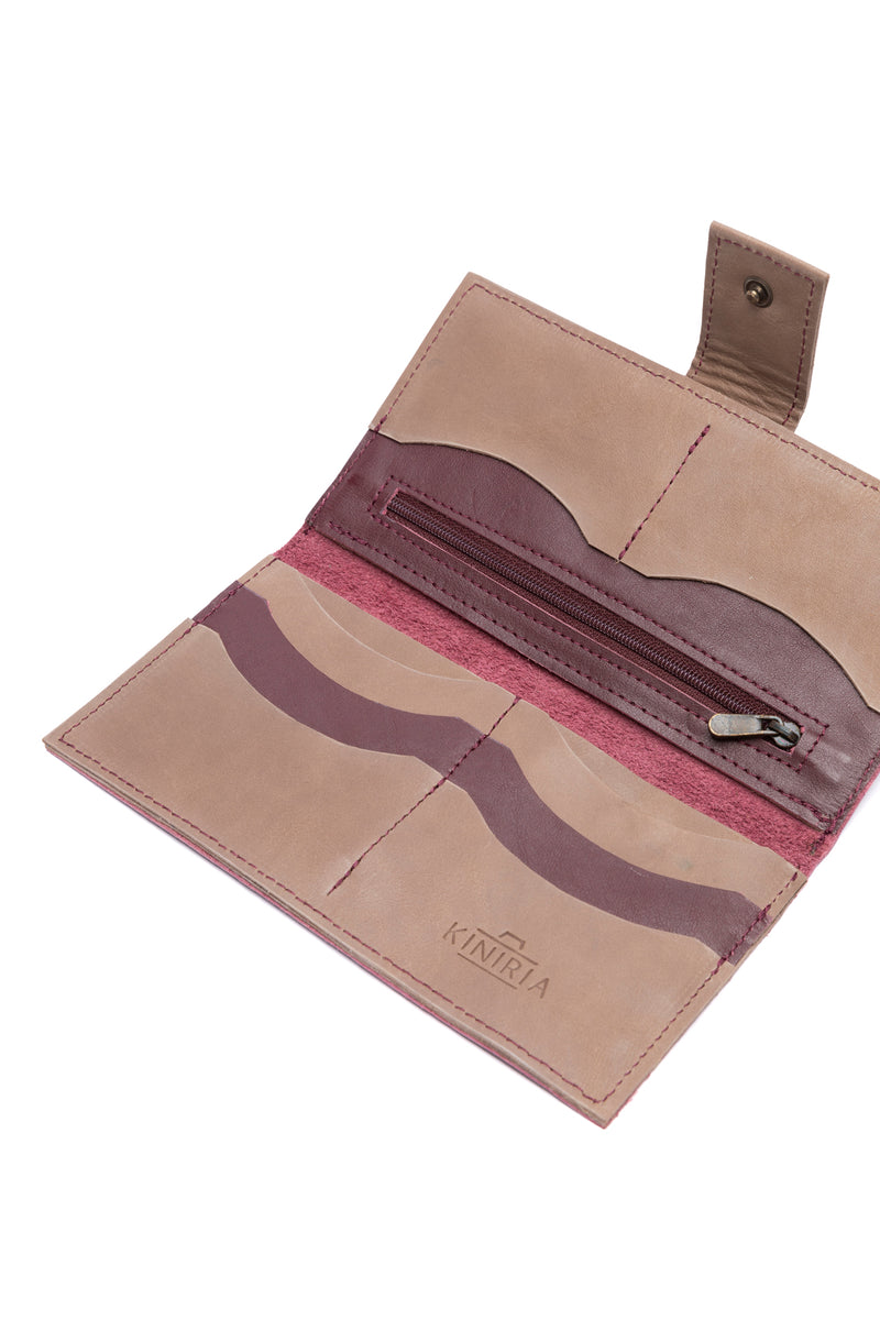 BIG WALLET | DARK BORDEAUX