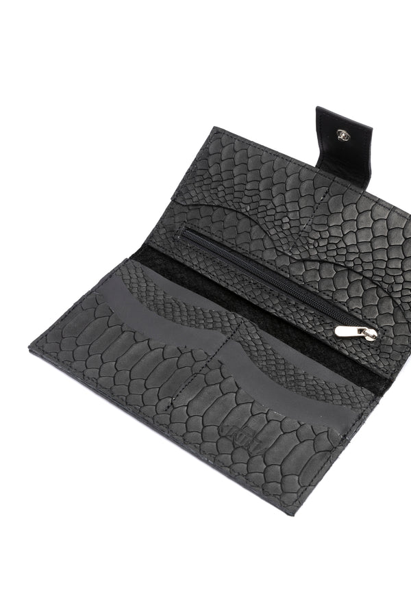 BIG WALLET | BLACK SNAKE
