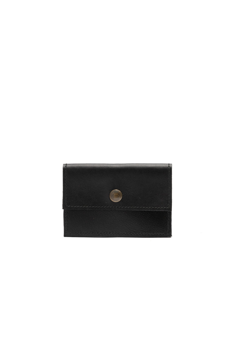 MINI CARD HOLDER PURSE | BLACK
