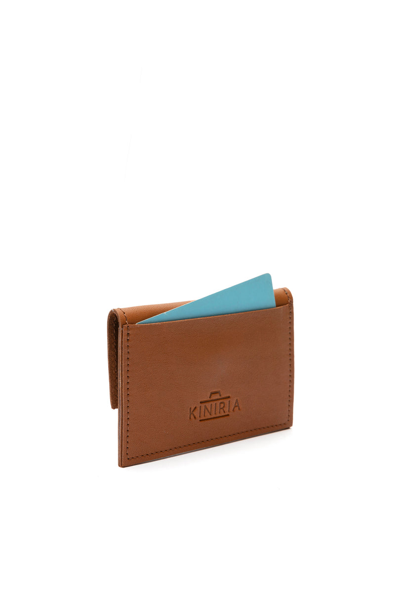 MINI CARD HOLDER PURSE | CAMEL